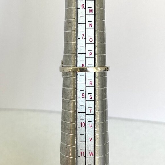 Sterling Silver 925 Multi Colored CZ Marcasite Floral Flower Cluster Ring Sz 8 - Picture 9 of 16